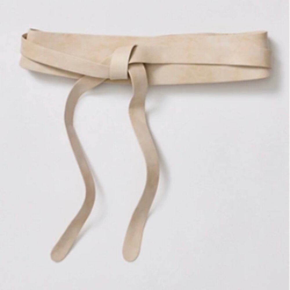 Ada Beige Wrap Obi Belt